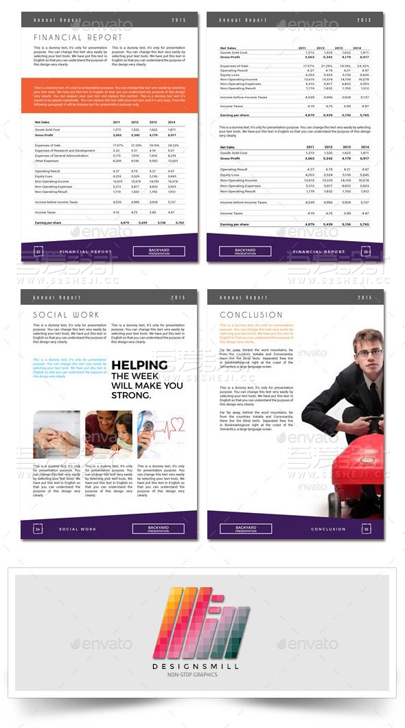 36页欧美风格高端画册模板