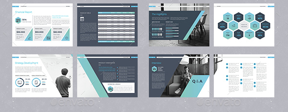 高端大气企业画册模板