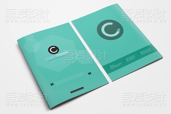 企业商务团队介绍通用画册模板