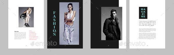 摄影写真杂志宣传画册模板