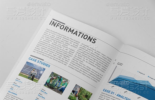 房地产介绍企业宣传画册模板