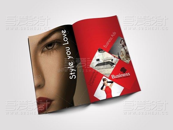 2款企业产品宣传折页设计模板