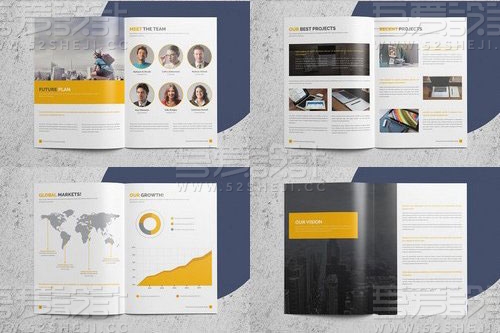 公司宣传画册模板
