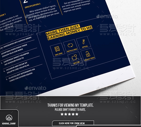 高端欧美风创意企业宣传画册模板