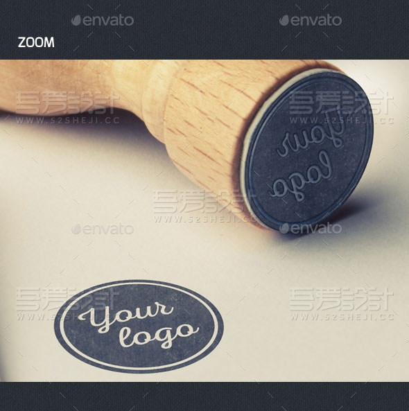 logo印章效果展示贴图样机模板