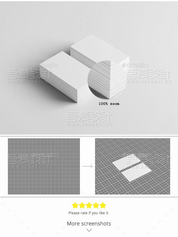 9款名片样机PSD智能贴图模板