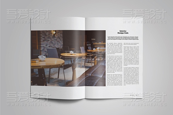 家具展示宣传画册模板