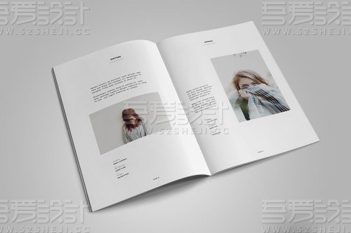 摄影组合宣传画册模板