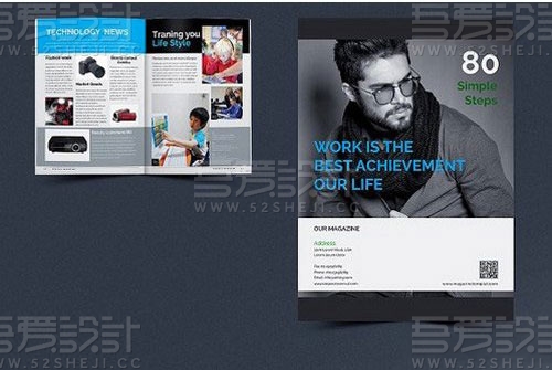 高端大气多用途杂志画册模板