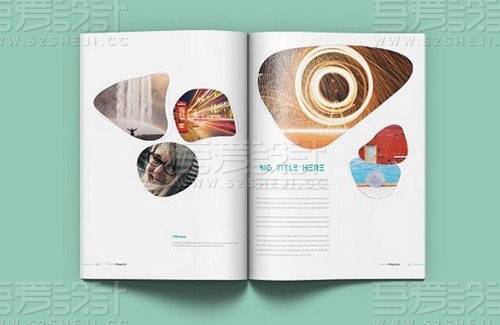 简约大气摄影写真宣传画册模板