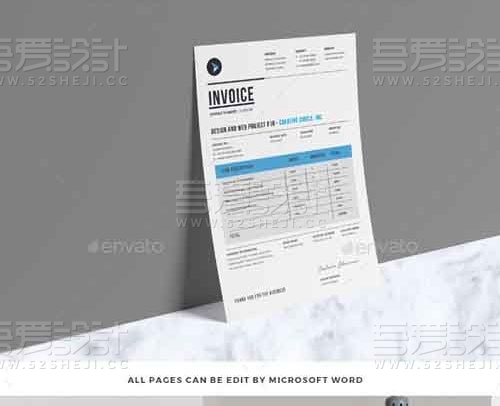 蓝色简约大气企业通用宣传画册模板