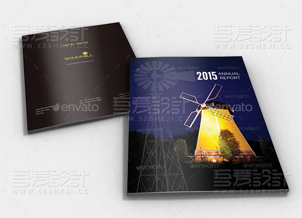 企业年度报告宣传画册模板