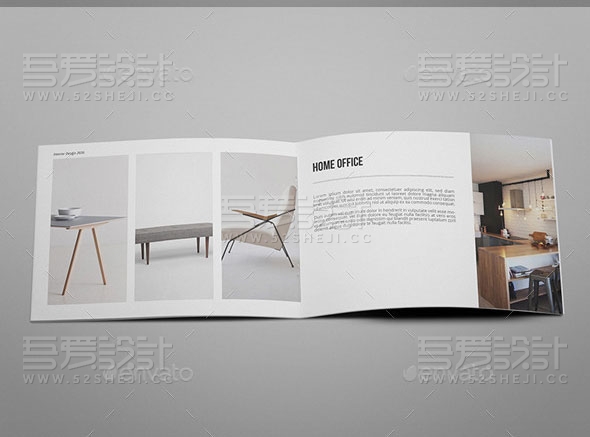 室内设计宣传画册模板