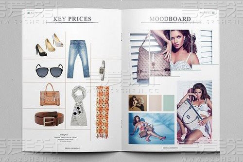 产品展示人物摄影写真杂志宣传画册模板