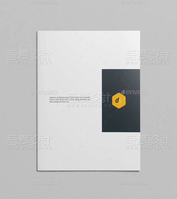 简约大气产品展示宣传画册模板