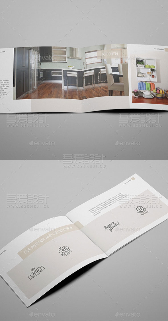高端精美室内设计宣传画册模板