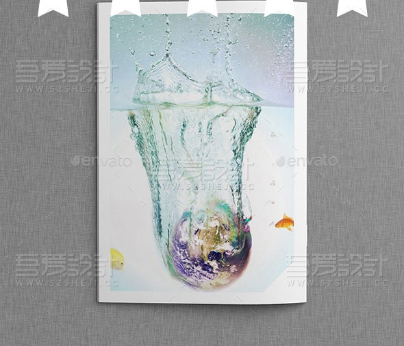 时尚摄影杂志宣传画册模板