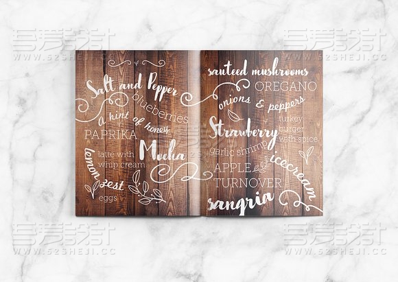 简约大气糕点产品展示画册模板