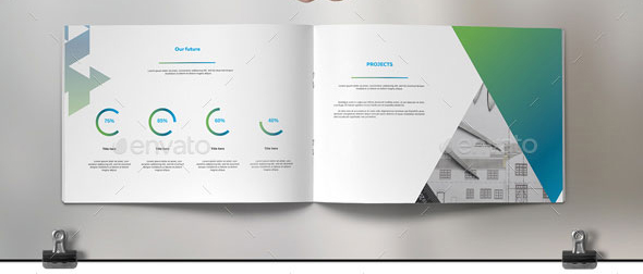 简约大气现代风格画册模板