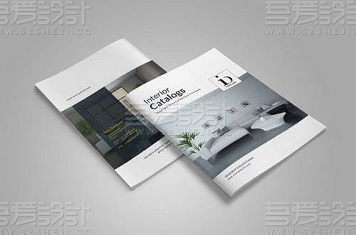 家具展示简约大气企业宣传画册模板