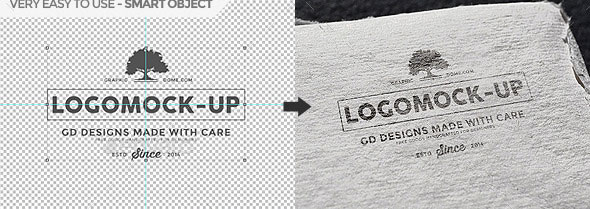 LOGO贴图psd样机模板