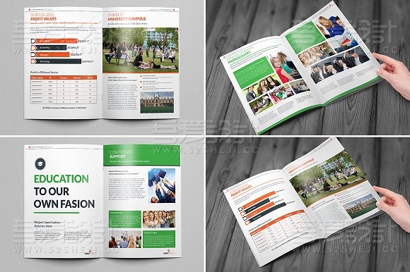 高端欧美风格团队介绍宣传画册模板