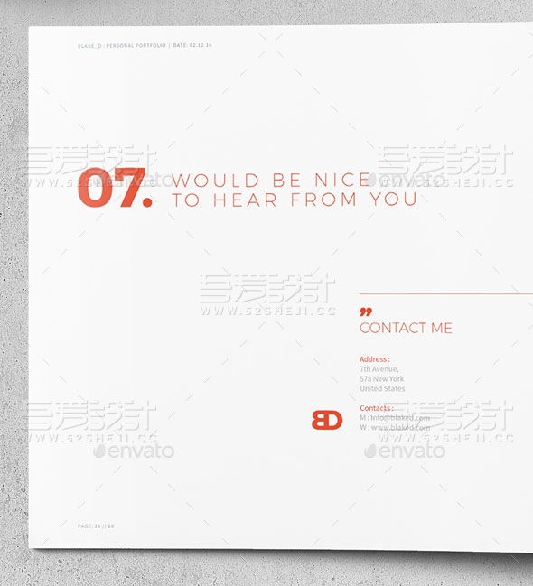 简约大气团队介绍宣传画册模板