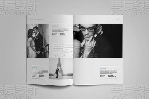 作品集照片书旅游摄影画册模板