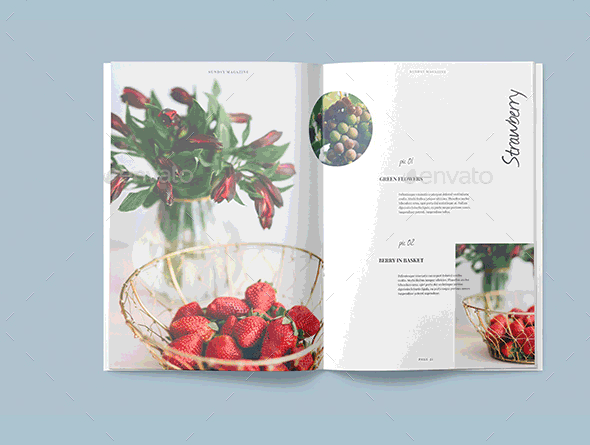 简约大气摄影写真产品展示杂志画册模板