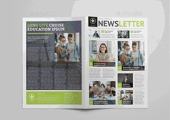 多用途新闻稿画册模板