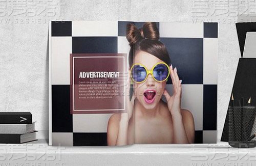 摄影写真杂志宣传画册模板