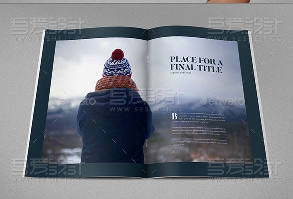 摄影写真旅游展示宣传画册模板