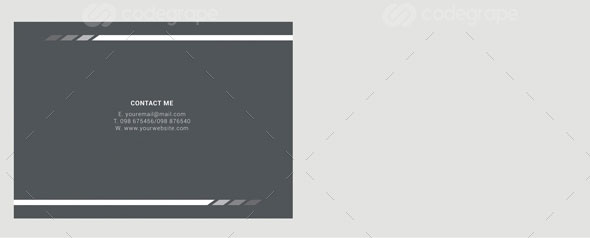 黑白简约大气企业宣传画册模板