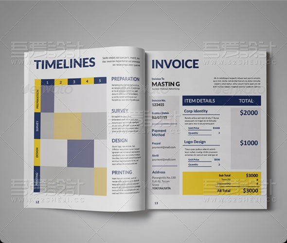 高端大气商业建议画册模板
