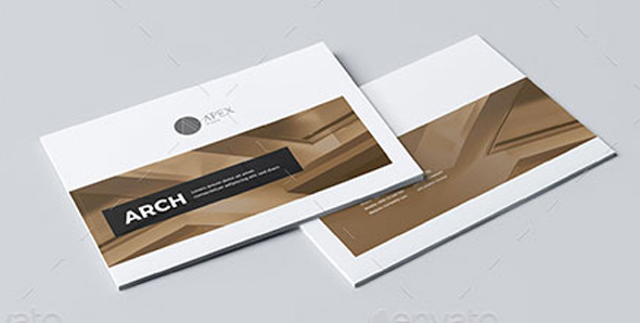 现代风格建筑画册模板