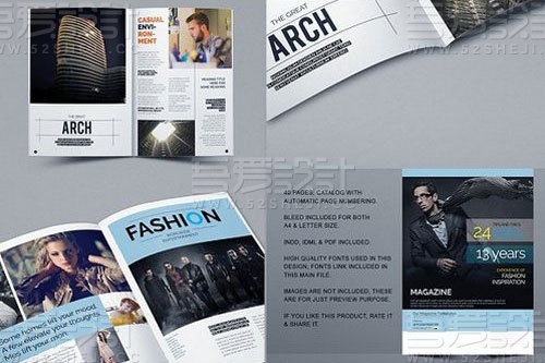 高端大气产品展示摄影写真杂志画册模板
