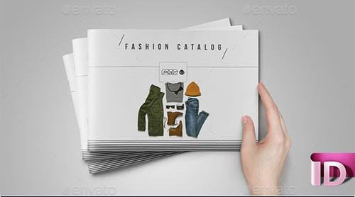 简约大气横板产品展示画册模板