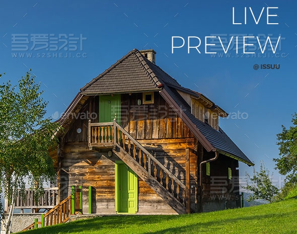 旅游指南企业宣传画册模板