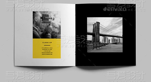 摄影写真旅游摄影作品集展示画册模板