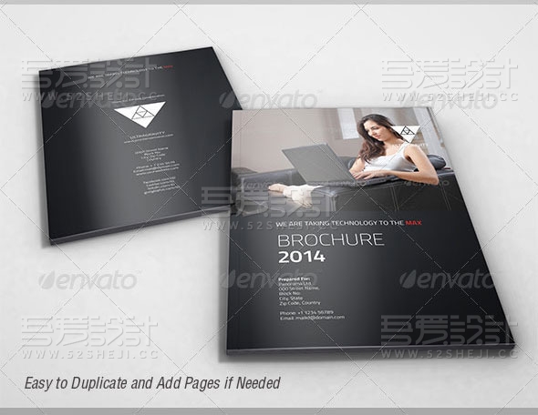 高端大气多用途画册模板