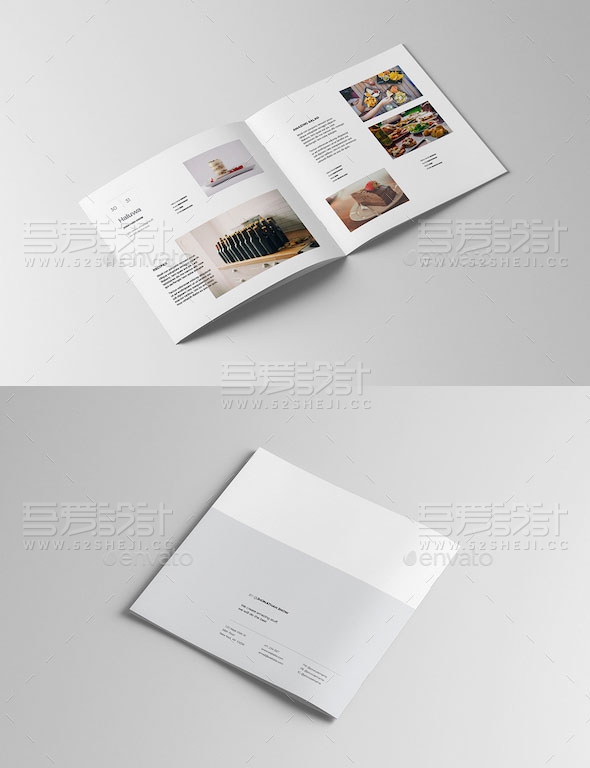 摄影组合小册子画册模板