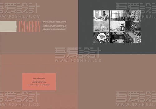 简约优雅企业画册模板