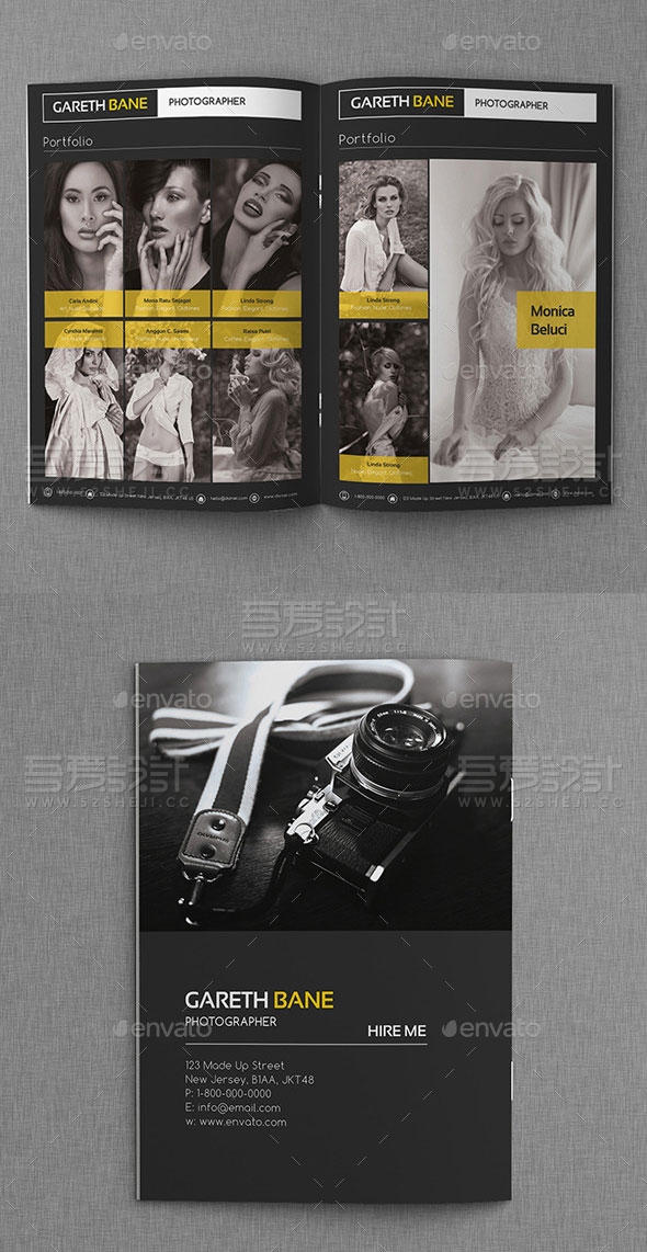 作品集照片书旅游摄影画册杂志画册模板