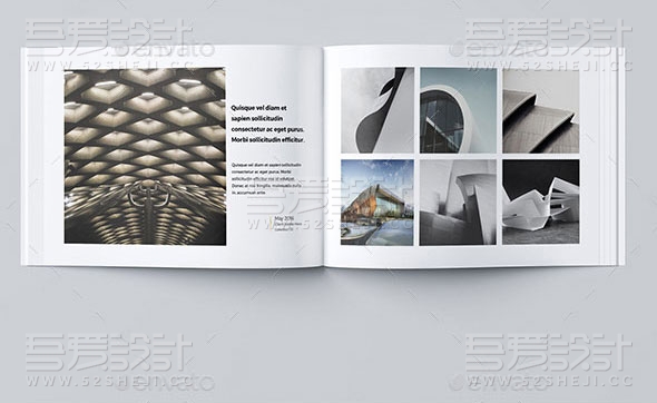 高端大气建筑行业介绍宣传画册模板