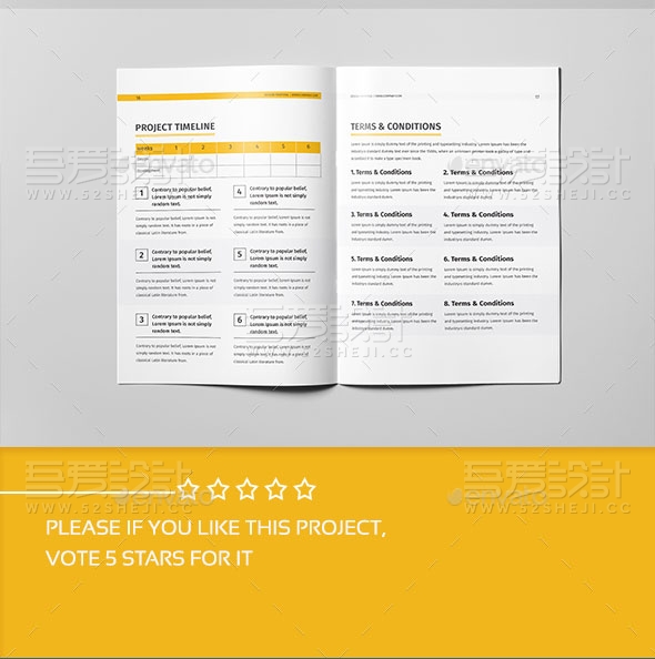 高端欧美风格企业宣传画册模板