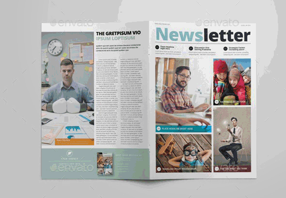 多用途新闻稿画册模板