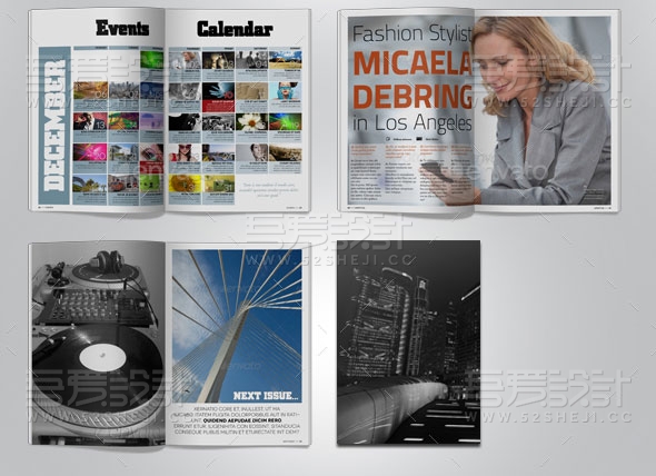 产品展示杂志宣传画册模板