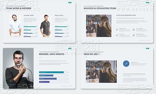 119页公司团队介绍商务通用PPT模板