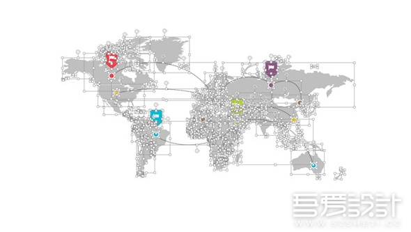 多色系图形图表商务通用PPT模板