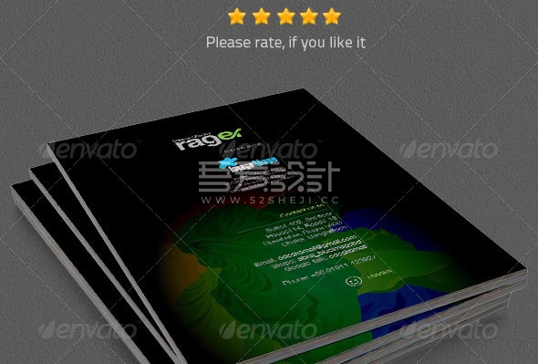 多色彩企业提案宣传画册模板